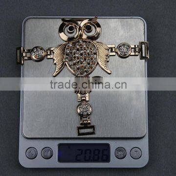 OWL shape shoe upper accessories sandal metal buckels