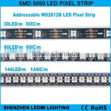 WS2812B addressable smart led pixel strip tape dc5v 30/60/144led/m