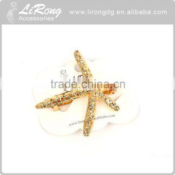 Gold color metal bobby pin for children / hairgrips