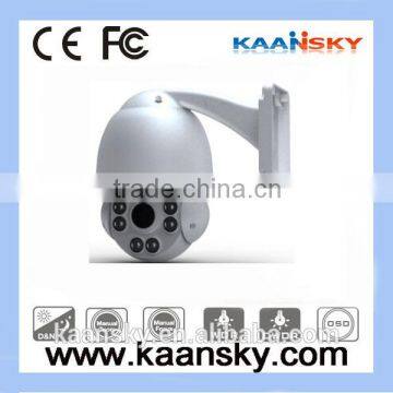 Outdoor 60m Night Vision High 10x mini speed dome camera 10x zoom camera