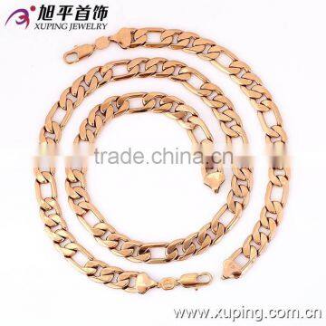 Simple Design Rose Gold Color Big Fashion Necklace Set Jewelry Set