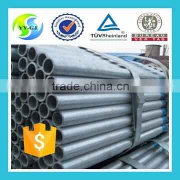 Hot sale Q345 galvanized steel pipe price per meter for irrigation