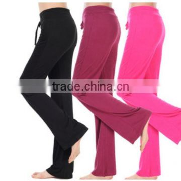 Fitness Ladies Pants Womens Yoga Jog Bottoms Stretchy Sweat-Lounge-Gym-Sports-Athletic-Pants-Modal-fabric-9-colors-choose