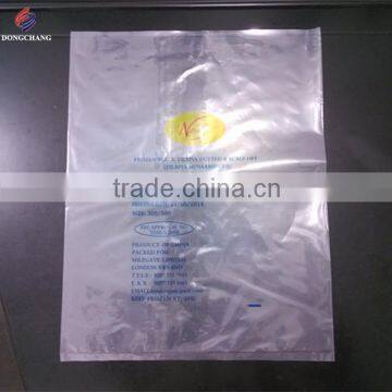 Customized artwork printed plastic pe bag for frozen food packaging