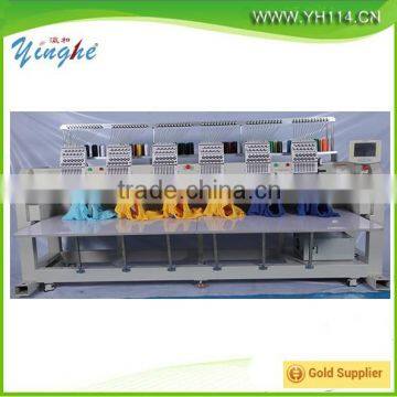 2015 china high quality Towel / Garment Computer 6 Heads flat Cap Embroidery Machine / Machinery                        
                                                Quality Choice