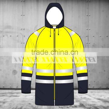 High visibility Rain Coat