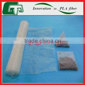 PLA bicomponent hot air through nonwoven