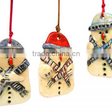 christmas ornament snowman design