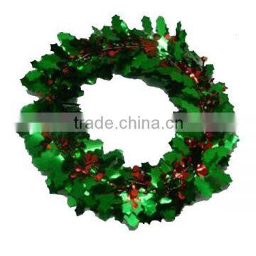 Tinsel Red fruit And Green Leaf Garland