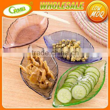 Snacks Sauce Flavouring Plates Fish and Leaf Design Small Dish Rack