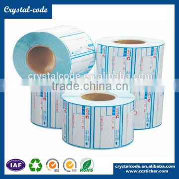 Waterproof self adhesive blank label sticker