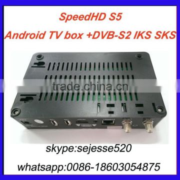 new product satellite receiver xnxx android tv box speed hd s5 android quad core iks sks twin receiver