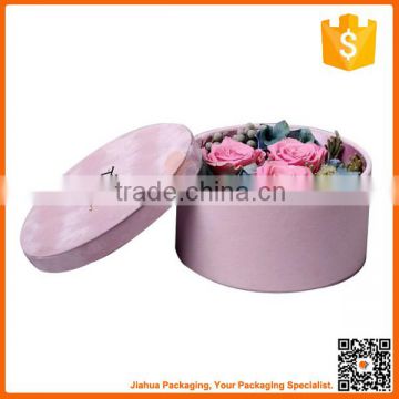 good quality luxury round flower box packaging