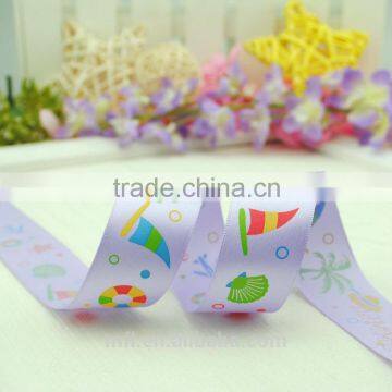 Mutli Color Custom Printed Ribbon Satin for Sale photo-3