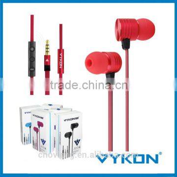 Red fashion super bass headphone earphone China factory