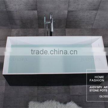 Cast Resin Stone Bathtub Freestanding YG9970 photo-6