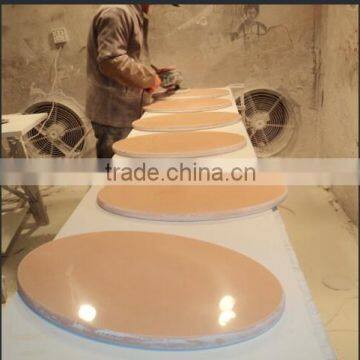 Glossy Round Marble Acrylic Solid Surface Table Tops Restuarant Dining Table,made Stone Coffe Table photo-3