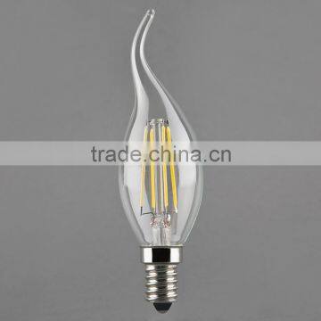 2015 New Style Antique LED Filament C35 Full Glass Flame Lamp L4W E12 110V Dimmable photo-4