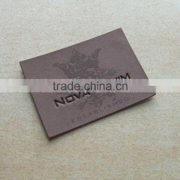 China manufacturer leather labels for jeans garment