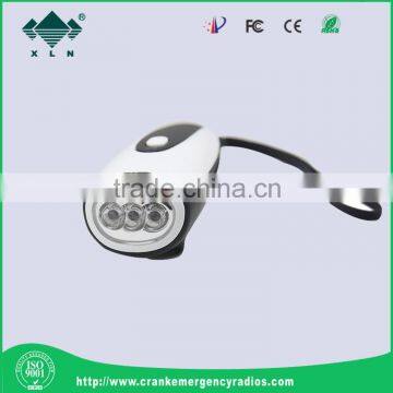 Mini dynamo generator/crank dynamo flashlight with phone charger