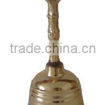 4.4''Brass handle bells A8-018 for celebration,school bell (E509)