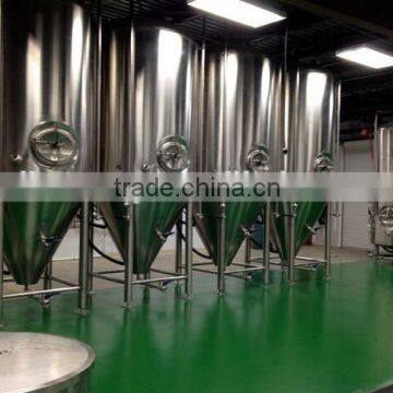 stainless steel glycol jacket fermenter,1000L Conical fermenter