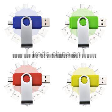 Top selling cheapest colorful twister usb flash drive with life warranty, swivel usb flash drive OTG wholesale