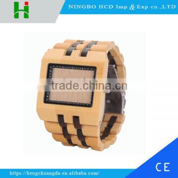 2016 Fashion bamboo wood watch sandalwood man wrist watch