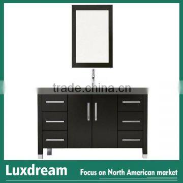 72" glass wash basin espresso bathroom vanity cabinets