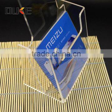 Custom Cheap Crystal Clear Acrylic Brochure Box photo-5