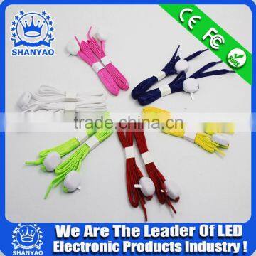 2016 Hot Selling LED Casual Shoes Lace For Sports Safety Usage