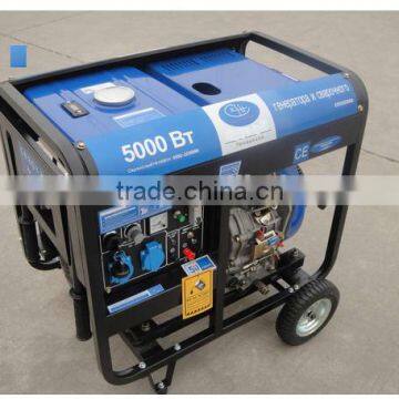 Portable Single/Three phase Welding Generator, Gasoline Generator & Welder 5kVA 6kVA, Gasoline Welder f