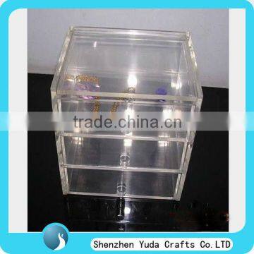 Acrylic Jewelry Case 3 Drawers Acrylic Jewelry Display Box Transparent Drawer Storage Boxes