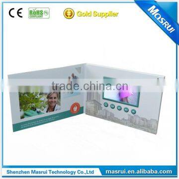 2016 Tft Screen Video Player Menu Greeting Card 2.4/2.8/3.5/4.3/5/7/10.1 Inch photo-2