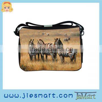 JSMARTmicrofiber messenger bag digital printing customized sublimation shoulder bag