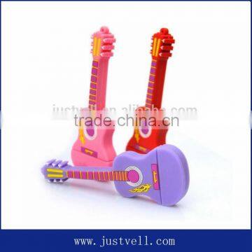 Pvc mini guitar custom recycled cardboard usb flash drive