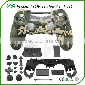 Customerized for ps4 Camo green Controller Shell Case Cover Kit for Sony PS4 - Includes Button Set, Camo green