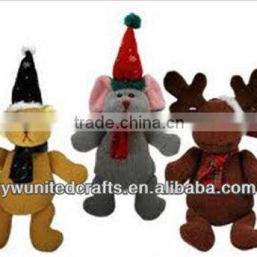 Fashion design High Quality lovely Christmas mouse plush toy