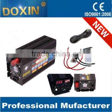 DOXIN voltage visible Modified Sine Wave 1200W DC 12V to AC 220V Power Inverter Overload Protection
