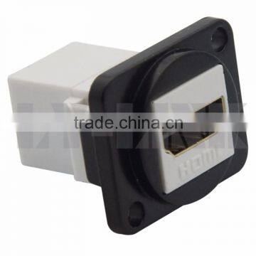 D Type Keystone HDMI Female To Female Connector