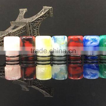 Design Colorful Resin Drip Tip Resin 510 Drip Tips 16 mm