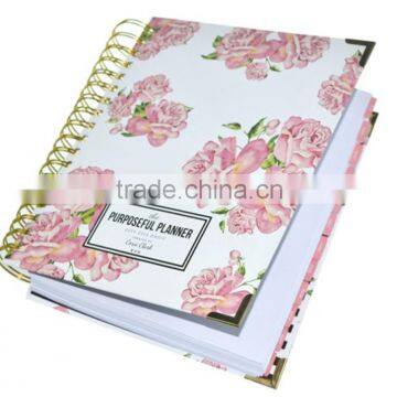 daily planner organize with divider tab laminated