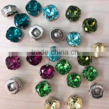 Square Fancy Stone with Claw U4470