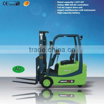 Sinolift CPDS AC Three Wheels Electric Forklift