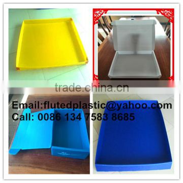 Collapsible PP corrugated plastic Correx tray