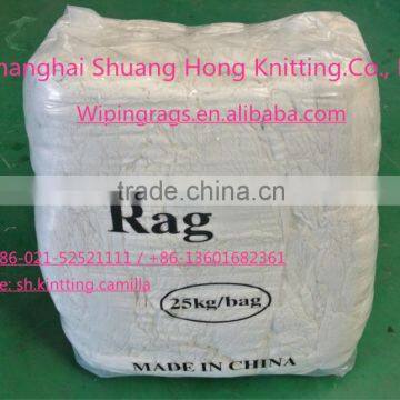 Plain White Wiping Cloth with 100% cotton