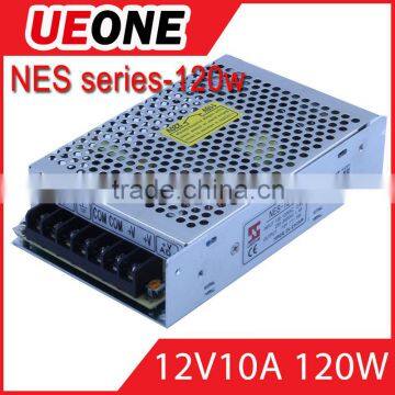 Hot sale 120w 12v 10a switching power supply CE factory price NES-120-12