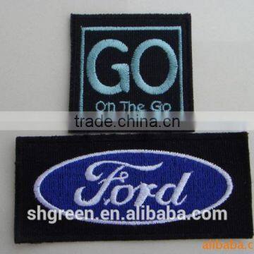 High definition lines car logo embroidery badge