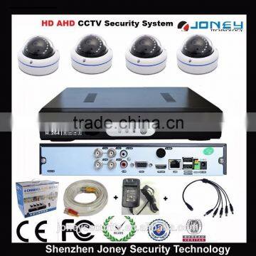 The Best Price 1.0MP 720P Night Vision Waterproof Camera 4CH AHD CCTV DVR Kit photo-3