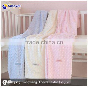 2014 100% Polyester Baby Fleece Blanket for Travel